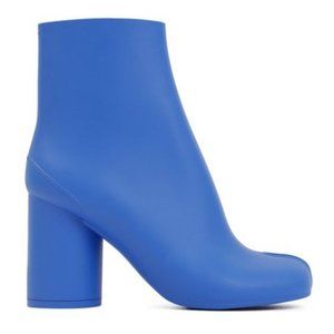 Maison Margiela Women's blue Tabi Rubber Ankle Boots